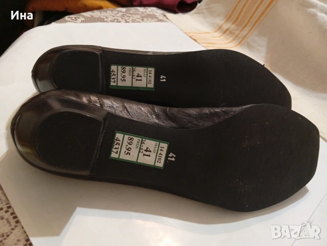 Нови елегантни Dick Boons,черни, н.41-41.5 естествена кожа, снимка 4 - Дамски елегантни обувки - 53713593