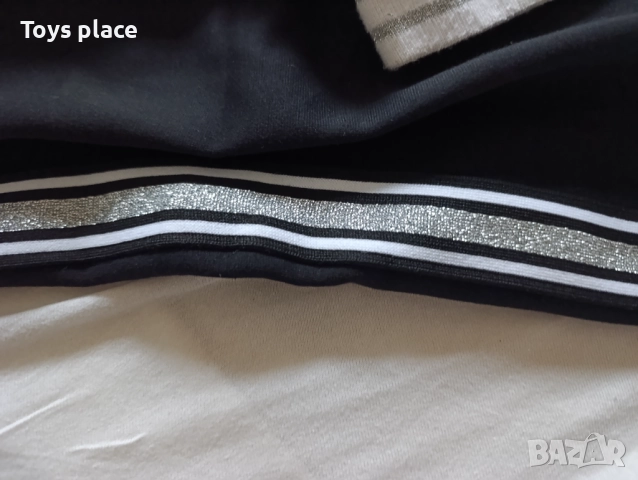 10-11г Модерна сребриста грейка и клин със сребрен кант, снимка 2 - Детски клинове - 52584931