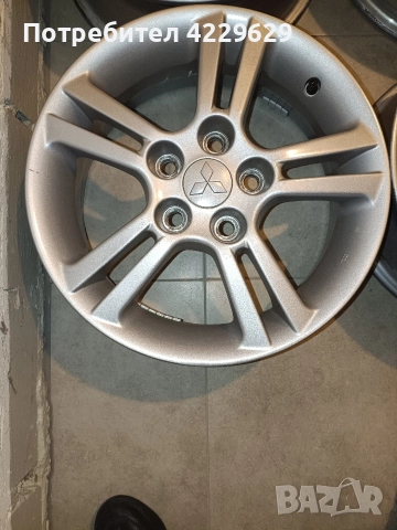 Алуминиеви джанти Mitsubishi 16 цола, снимка 4 - Гуми и джанти - 52865907