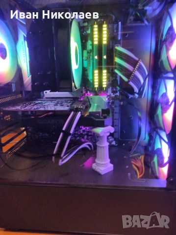 ПЕРФЕКТЕН Геймърски PC Ryzen 5 2600 / GTX 1660 SUPER / 16GB RGB / 1TB SSD – Тестван + Бонус, снимка 2 - Геймърски - 54096168