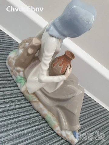Lladro CASADES статуетка 22см/голяма ЛАДРО КАСАДЕС испанска порцеланова фигура-композиция, снимка 2 - Статуетки - 51219556
