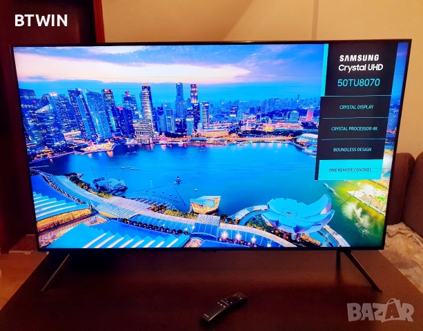 Телевизор - Samsung 50 ИНЧА - Smart - 4K Ultra HD - LED !, снимка 5 - Телевизори - 53925976