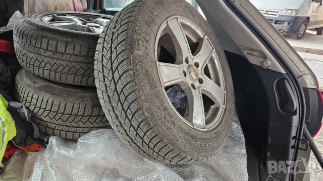 4 броя 215 65 17 зимни гуми Continental WinterContact и Vredestein Wintrac pro, снимка 18 - Гуми и джанти - 51899050