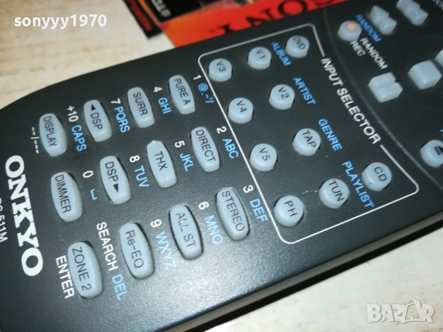 onkyo-аудио ремоте-внос swiss 2210252203, снимка 5 - Ресийвъри, усилватели, смесителни пултове - 52147735