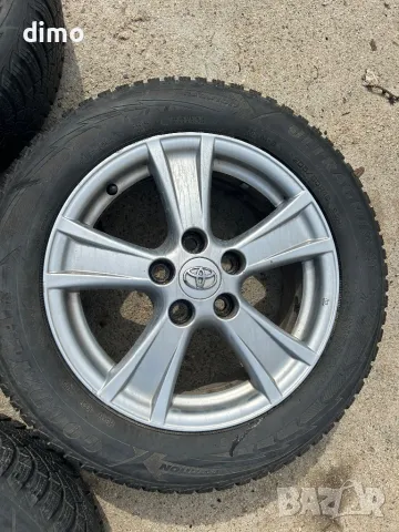 джанти с гуми 16 Toyota 5x114.3 ET39 6.5J 205 60, снимка 4 - Гуми и джанти - 47239912