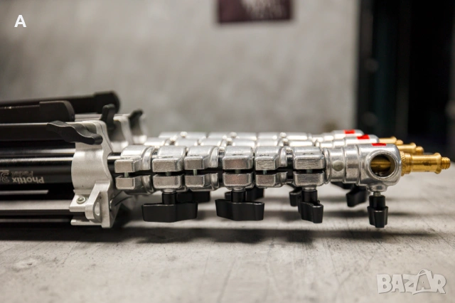 Професионален статив за осветление Phottix Padat 300 3 метра, Въздушна амортизация (Air Cushion), снимка 4 - Чанти, стативи, аксесоари - 53912472