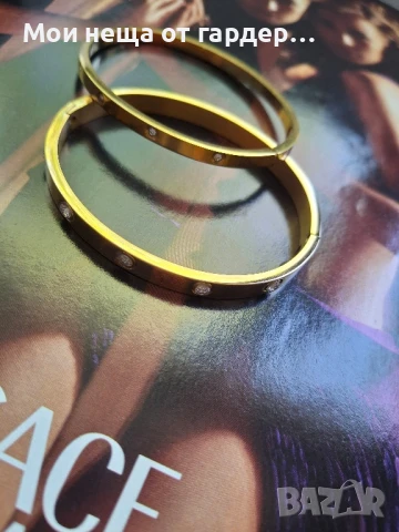 Гривни стил Cartier,  2бр, снимка 3 - Гривни - 50972078