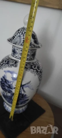 Ваза с капак * Буркан* Урна* " Delfts Bleau" *, снимка 5 - Вази - 50937205