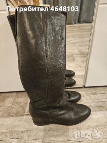 Дамски ботуши 38 естествена кожа , снимка 2 - Дамски ботуши - 52425047