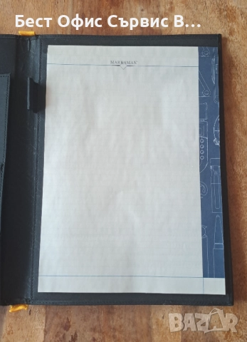 папка луксозна за документи черен с жълто без/с цип Марксман Marksman Размер А4 , снимка 4 - Ученически пособия, канцеларски материали - 52317836