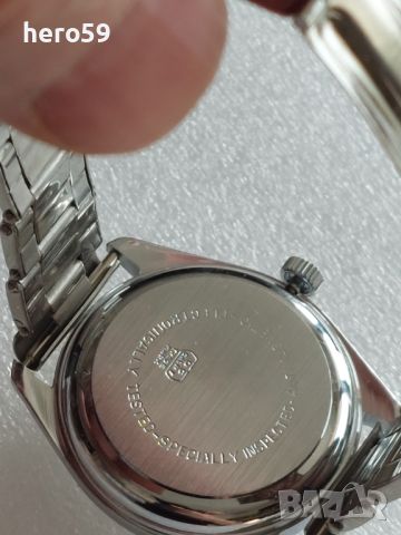 Ръчен швейцарски механичен часовник,-тип Ролекс,1970-80г.неизползван, снимка 7 - Мъжки - 46449837