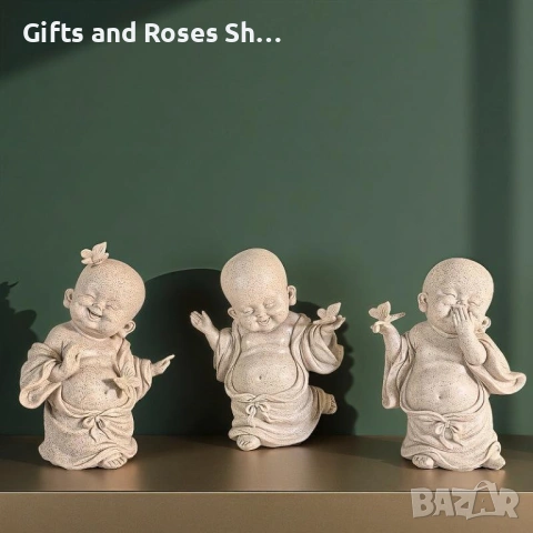 Декоративна статуетка Буда - от полирезин