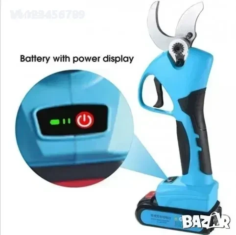 Акумулаторна лозарска ножица WERSTIL 48в, снимка 2 - Градински инструменти - 53835377