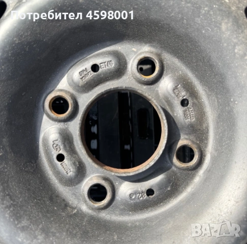 4бр.Оригинални железни джанти 14цола 4x114.3 за Mitsubishi Colt,Lancer, снимка 5 - Гуми и джанти - 53874995