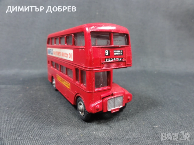 СТАРА РЕТРО МЕТАЛНА КОЛИЧКА АВТОБУС BUDGIE TOY ENGLAND AEC LONDON BUS, снимка 5 - Колекции - 51974198