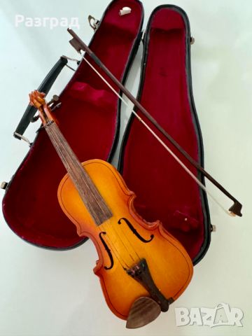 Винтидж декоративна малка цигулка, снимка 1 - Антикварни и старинни предмети - 45539159