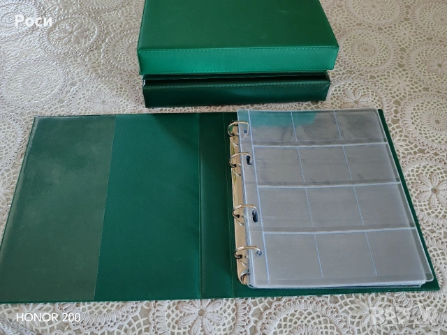 Кожени класьори за монети и банкноти, снимка 3 - Нумизматика и бонистика - 53071263