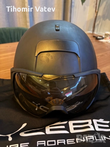 СКИ КАСКА CEBE с визьор р-р 56-59, снимка 4 - Зимни спортове - 53418241