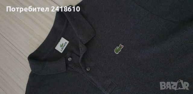 Lacoste Pique Cotton Mens Size 7 -  2XL  ОРИГИНАЛ! Мъжка тениска!, снимка 1 - Тениски - 46433344