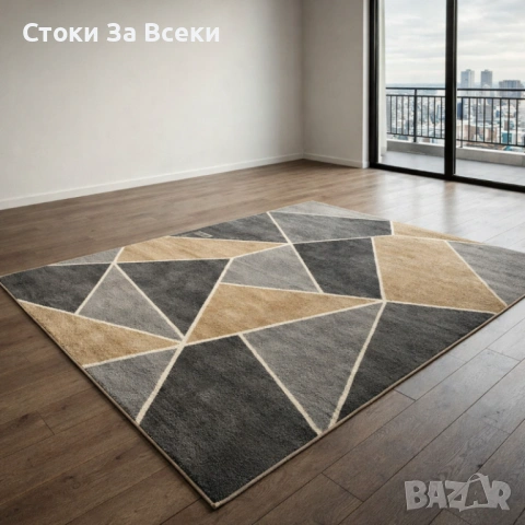 Модерен противоплъзгащ килим 120x160 с избор на дизайн, снимка 9 - Килими - 53932691