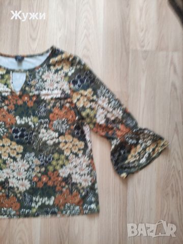 Готина дамска блузка размер М, снимка 5 - Блузи с дълъг ръкав и пуловери - 46333448