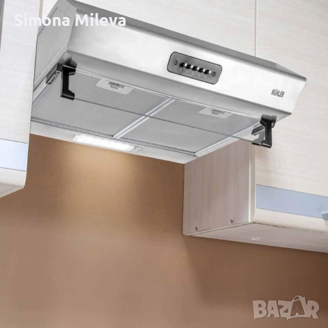 Абсорбатор MUHLER АМК-2119IX класик, INOX, 2мотора, снимка 3 - Други стоки за дома - 52363716