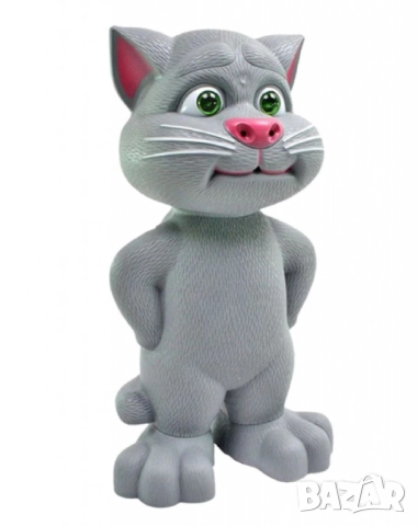 Talking Tom Интерактивен говорящ котарак Най-нов модел, снимка 3 - Образователни игри - 51948115