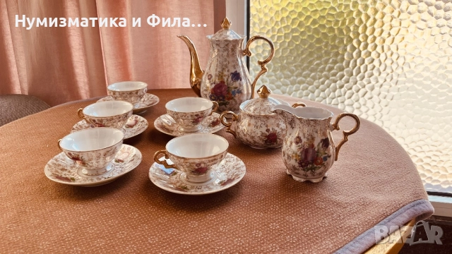 Порцеланов сервиз за кафе стил барок
