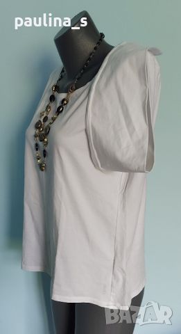 Маркова еластична блуза "Esprit" / голям размер , снимка 4 - Блузи с дълъг ръкав и пуловери - 45252208