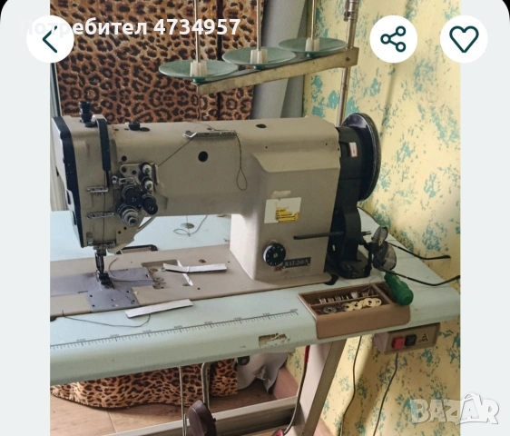 двуиглова шевна машина , снимка 4 - Други машини и части - 53850640