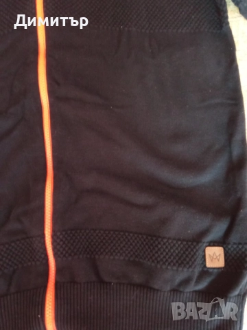 Мъжка черна жилетка ХЛ размер, снимка 7 - Суичъри - 52007600