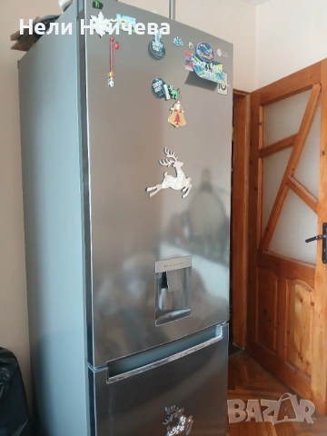 Хладилник с фризер LG, снимка 2 - Хладилници - 53994222