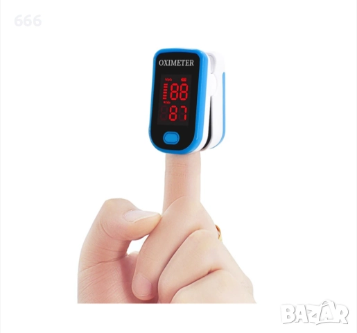 Пулсоксиметър Fingertip DS 201, Уред за измерване на пулс и кислород в кръвта, Оксиметър
