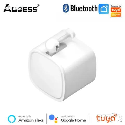 Aubess Tuya Robot Switch Робот Превключвател Управление чрез Bluetooth и Гласови команди Smart Life , снимка 1 - Друга електроника - 47864290