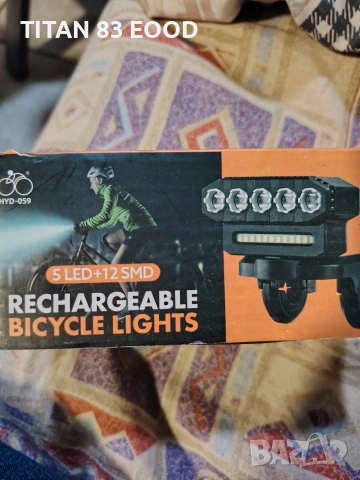 Ултра ярка 5 LED / 8 LED светлина за велосипед, Фар,, снимка 3 - Велосипеди - 53190767