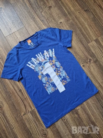 Страхотна мъжка тениска HUGO BOSS размер S , снимка 2 - Тениски - 50902113