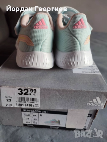 Оригинални маратонки Адидас , снимка 2 - Детски маратонки - 52114340