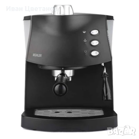  Стилна кафемашина за експресо с каймак