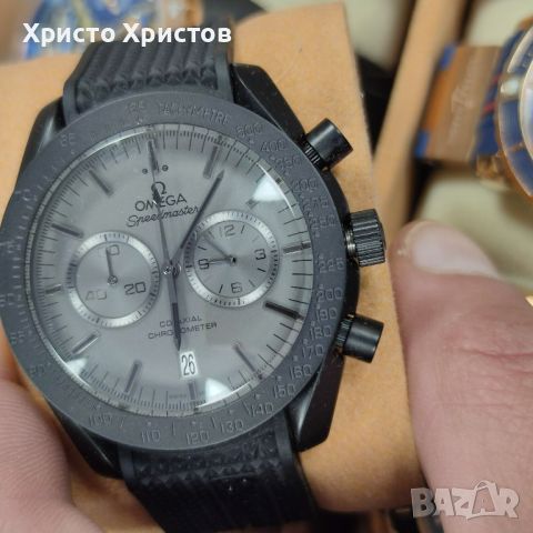 Мъжки луксозен часовник Omega Speedmaster Dark Side of The Moon , снимка 6 - Мъжки - 45699884