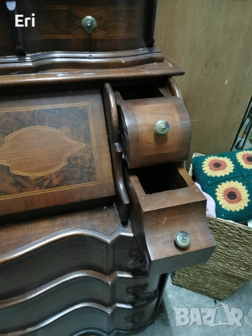 Старинно писалище с надстройка , снимка 4 - Антикварни и старинни предмети - 53121776