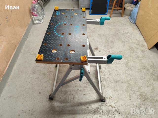 Мултифункционална работна маса със стеги Wolfcraft Master 200, 300-450х645х800 мм, 180 кг, снимка 6 - Други инструменти - 53749891