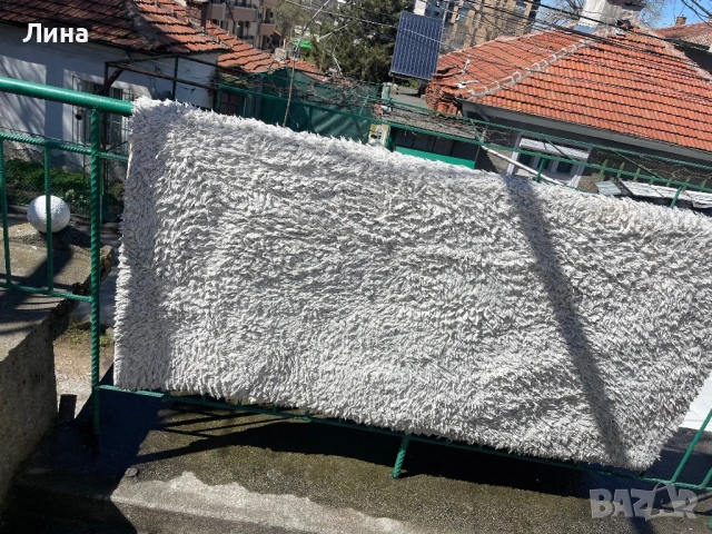 Флорален килим ,Шаги бял, снимка 5 - Килими - 54082701