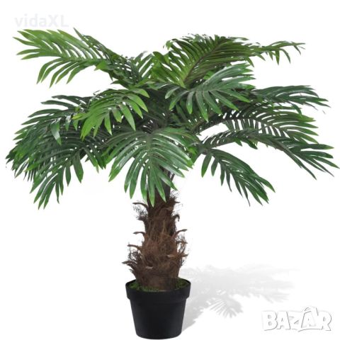 Изкуствена палма в саксия 80 см(sku241354, снимка 1 - Стайни растения - 46056919
