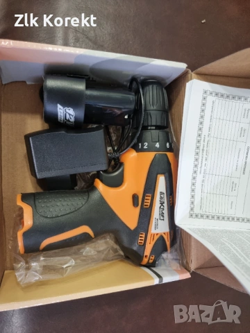 Акумулаторен винтоверт Baukraft , снимка 2 - Винтоверти - 54158204