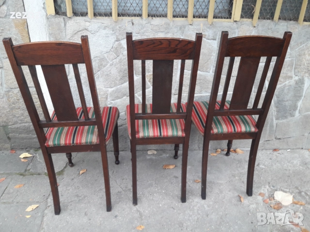  Ретро трапезни столове 3бр №020, снимка 8 - Столове - 52719647