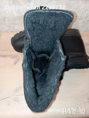 Нови топли мъжки боти № 43  - черни, снимка 6 - Мъжки боти - 52599732