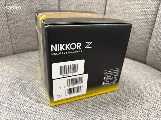 Обектив Nikon NIKKOR Z 24-50mm f/4-6.3, снимка 4 - Обективи и филтри - 53611323