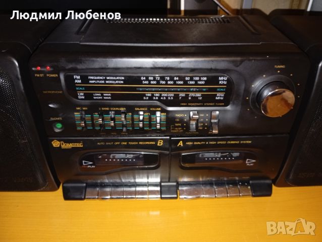 Радиокасетофон с отделящи се тонколони , снимка 5 - Радиокасетофони, транзистори - 46372421