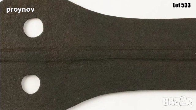 Бойно магическо копие на племето Емпуте Мболе 51 см., снимка 2 - Антикварни и старинни предмети - 52066922