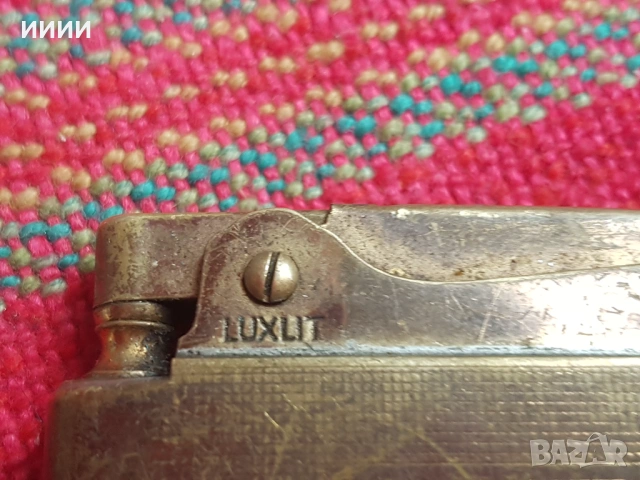 Бензинова запалка LUXIT, снимка 2 - Антикварни и старинни предмети - 53390428